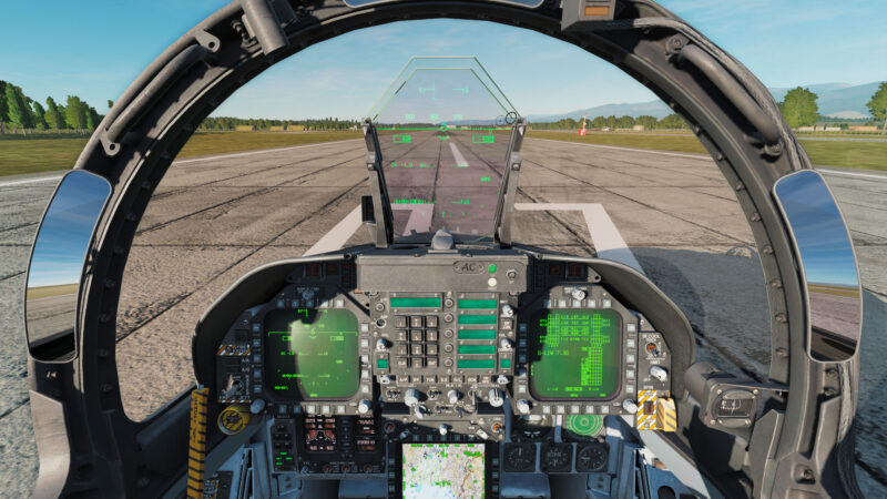 F 18C Cockpit